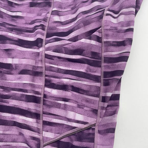 LULULEMON Speed Up Crop Women Size 8 Shadowed Smoked Mullberry 21 Inch Pockets - Picture 4 of 6